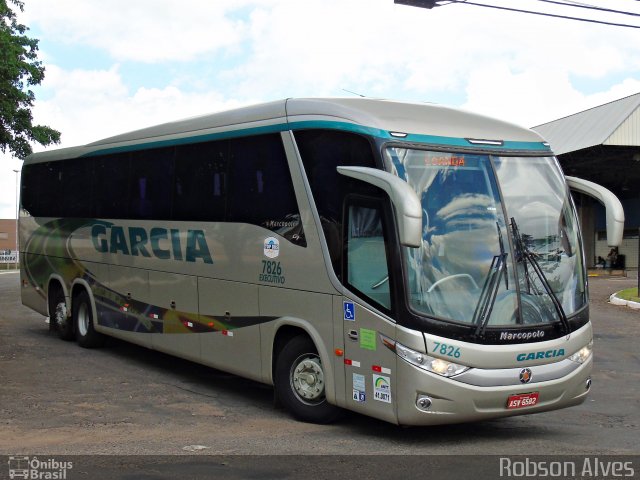 Viação Garcia 7826 na cidade de Paranavaí, Paraná, Brasil, por Robson Alves. Número da foto: #4866422.