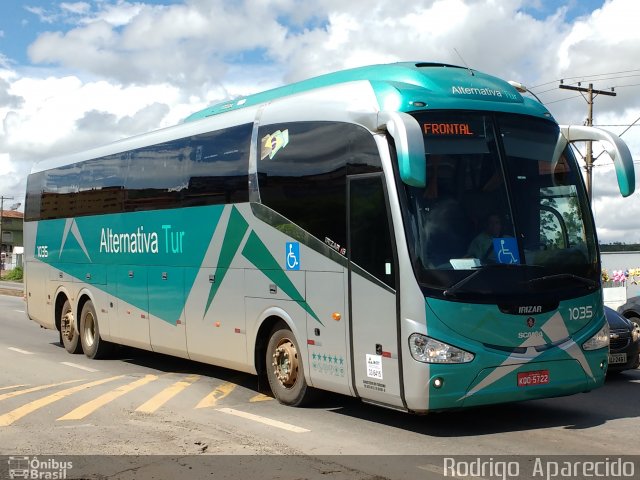 Alternativa Tur 1035 na cidade de Conselheiro Lafaiete, Minas Gerais, Brasil, por Rodrigo  Aparecido. Número da foto: #4866887.