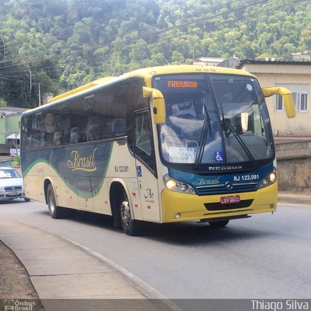 Brasil SA Transporte e Turismo RJ 122.081 na cidade de Nova Friburgo, Rio de Janeiro, Brasil, por Thiago Silva. Número da foto: #4867252.