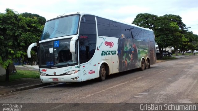 Eucatur - Empresa União Cascavel de Transportes e Turismo 4221 na cidade de Alta Floresta, Mato Grosso, Brasil, por Cristian Schumann. Número da foto: #4867435.