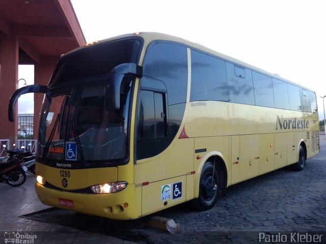 Viação Nordeste 1290 na cidade de Lajes, Rio Grande do Norte, Brasil, por Paulo Kleber. Número da foto: #4864881.