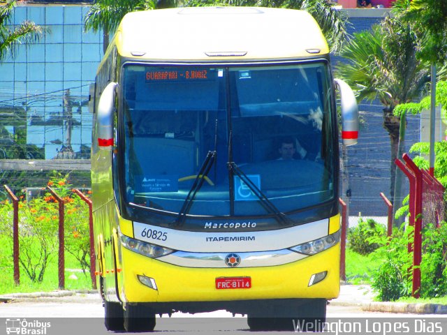 Viação Itapemirim 60825 na cidade de Vitória, Espírito Santo, Brasil, por Welington Lopes Dias. Número da foto: #4867667.