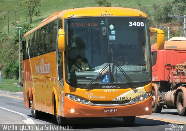 Novo Millenium Turismo 3400 na cidade de Viana, Espírito Santo, Brasil, por Wellington  da Silva Felix. Número da foto: #4866800.
