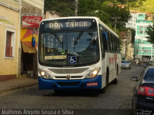 Viação Princesa da Serra 206 na cidade de Valença, Rio de Janeiro, Brasil, por Matheus Ângelo Souza e Silva. Número da foto: #4864730.