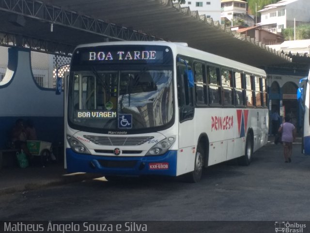 Viação Princesa da Serra 206 na cidade de Valença, Rio de Janeiro, Brasil, por Matheus Ângelo Souza e Silva. Número da foto: #4864726.