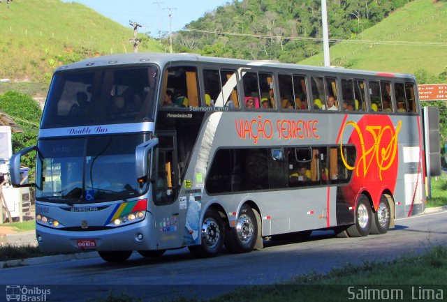 Viação Serrense 3002 na cidade de Viana, Espírito Santo, Brasil, por Saimom  Lima. ID da foto: 4868077.