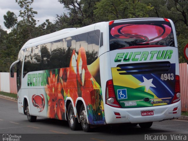 Eucatur - Empresa União Cascavel de Transportes e Turismo 4943 na cidade de Brasília, Distrito Federal, Brasil, por Ricardo Vieira. Número da foto: #4868623.