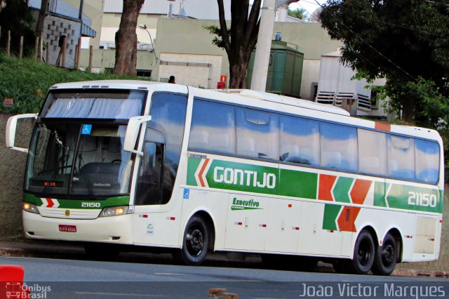 Empresa Gontijo de Transportes 21150 na cidade de Belo Horizonte, Minas Gerais, Brasil, por João Victor Marques. ID da foto: 4869773.