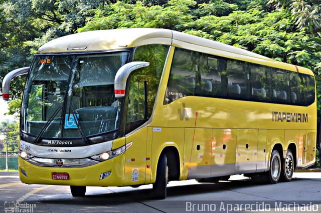 Viação Itapemirim 60569 na cidade de São Paulo, São Paulo, Brasil, por Bruno Aparecido Machado. ID da foto: 4870191.