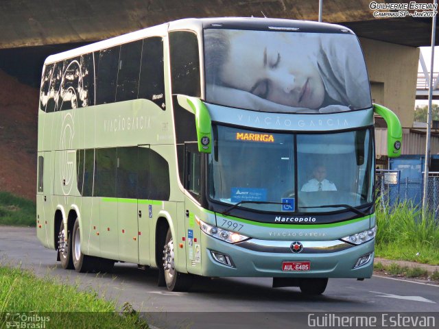 Viação Garcia 7997 na cidade de Campinas, São Paulo, Brasil, por Guilherme Estevan. Número da foto: #4868875.