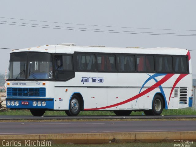 Expresso Apollo Turismo 0530 na cidade de Foz do Iguaçu, Paraná, Brasil, por Carlos Kircheim. Número da foto: #4870107.