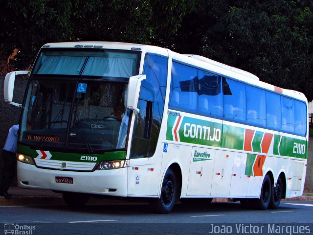 Empresa Gontijo de Transportes 21110 na cidade de Belo Horizonte, Minas Gerais, Brasil, por João Victor Marques. ID da foto: 4869640.