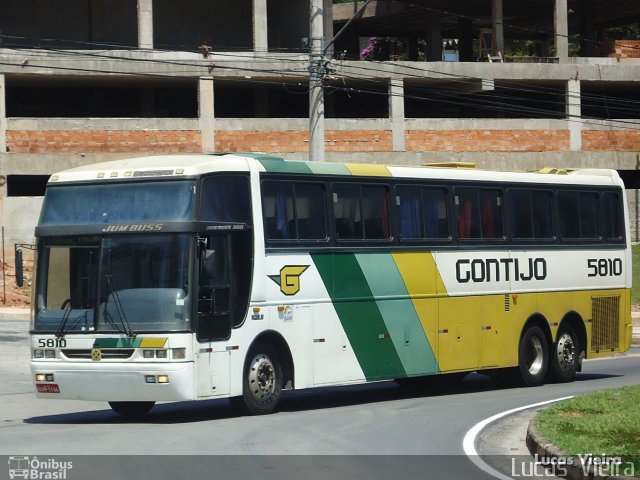 Empresa Gontijo de Transportes 5810 na cidade de Belo Horizonte, Minas Gerais, Brasil, por Lucas Vieira. ID da foto: 4868164.