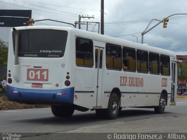 Expresso Erubino 011 na cidade de Caruaru, Pernambuco, Brasil, por Rodrigo Fonseca. ID da foto: 4868990.