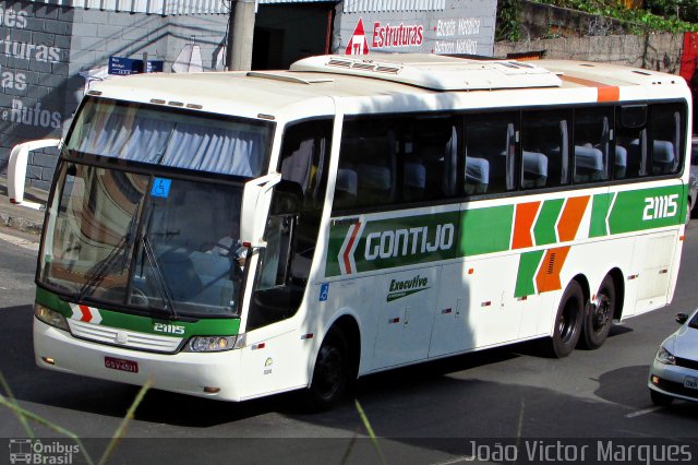 Empresa Gontijo de Transportes 21115 na cidade de Belo Horizonte, Minas Gerais, Brasil, por João Victor Marques. ID da foto: 4869660.