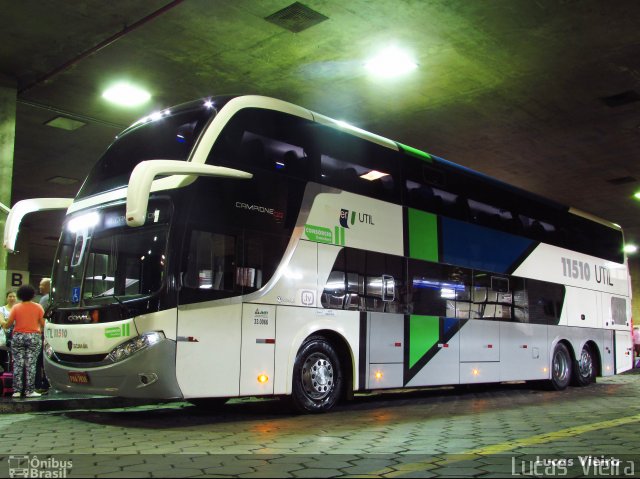 UTIL - União Transporte Interestadual de Luxo 11510 na cidade de Belo Horizonte, Minas Gerais, Brasil, por Lucas Vieira. Número da foto: #4869705.