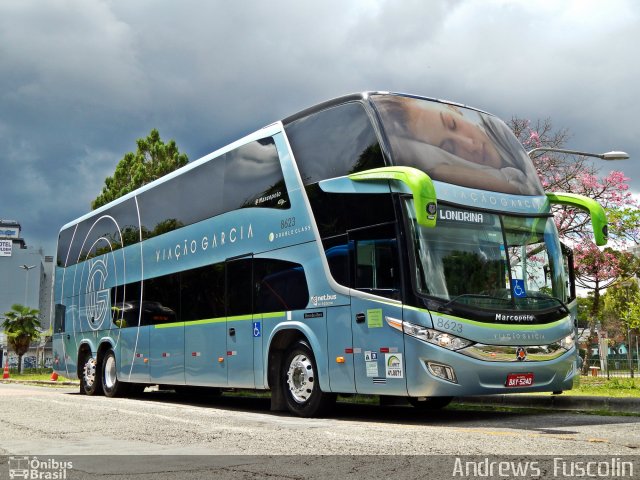 Viação Garcia 8623 na cidade de Curitiba, Paraná, Brasil, por Andrews  Fuscolin. Número da foto: #4872028.