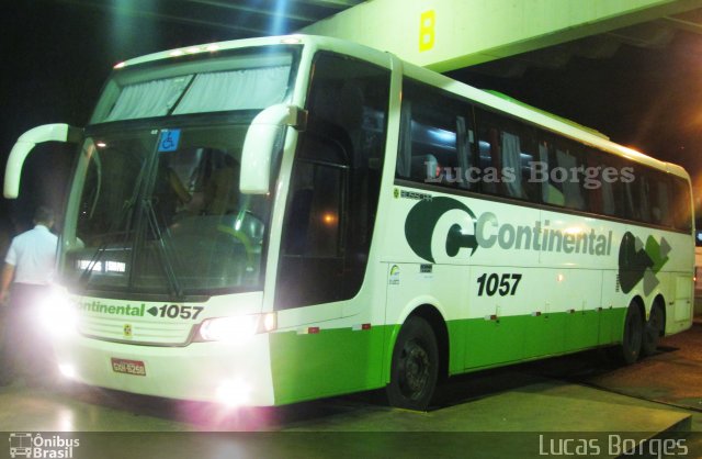 Viação Continental de Transportes 1057 na cidade de Araxá, Minas Gerais, Brasil, por Lucas Borges . ID da foto: 4872270.