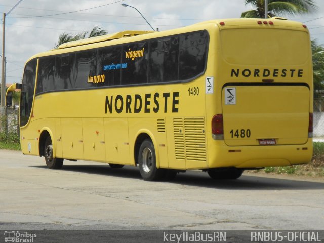 Viação Nordeste 1480 na cidade de Natal, Rio Grande do Norte, Brasil, por Keylla Pinto. Número da foto: #4871950.
