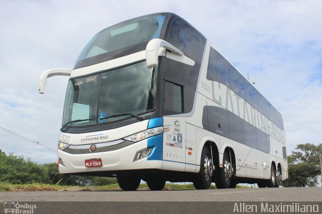 Auto Viação Catarinense 3520 na cidade de Campinas, São Paulo, Brasil, por Allen Maximiliano. Número da foto: #4870530.