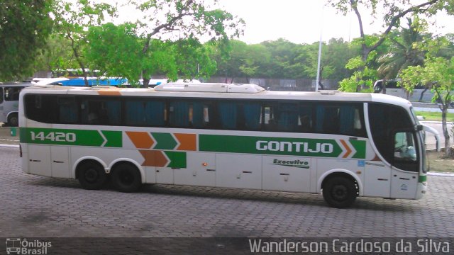 Empresa Gontijo de Transportes 14420 na cidade de João Pessoa, Paraíba, Brasil, por Wanderson Cardoso da Silva. ID da foto: 4872290.