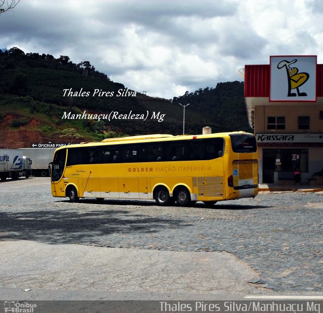 Viação Itapemirim 5851 na cidade de Manhuaçu, Minas Gerais, Brasil, por Thales Pires Silva. ID da foto: 4872093.