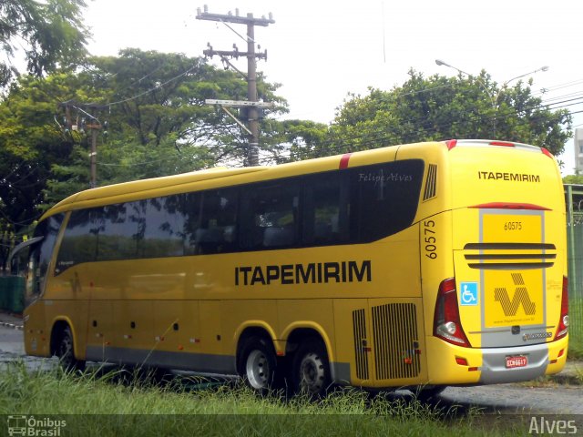 Viação Itapemirim 60575 na cidade de São Paulo, São Paulo, Brasil, por Felipe Alves. ID da foto: 4870529.