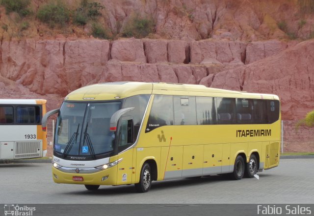 Viação Itapemirim 60581 na cidade de Guarapari, Espírito Santo, Brasil, por Fábio Sales. ID da foto: 4870961.