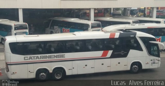 Auto Viação Catarinense 3113 na cidade de Rio de Janeiro, Rio de Janeiro, Brasil, por Lucas Alves Ferreira. Número da foto: #4870404.