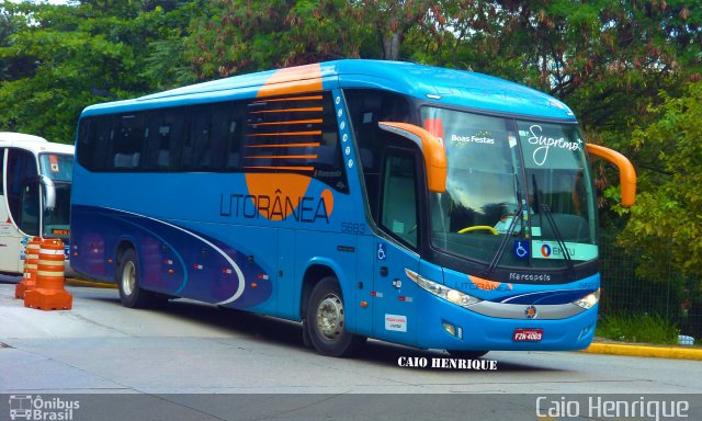 Litorânea Transportes Coletivos 5683 na cidade de São Paulo, São Paulo, Brasil, por Caio Henrique . Número da foto: #4871156.