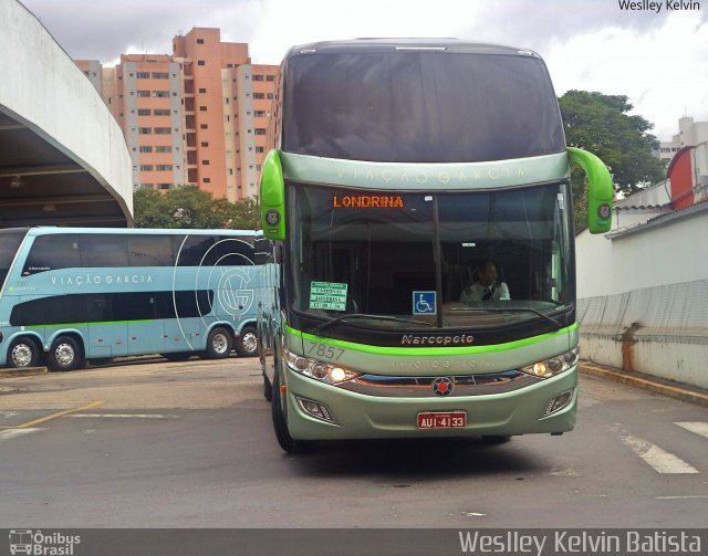 Viação Garcia 7857 na cidade de Sorocaba, São Paulo, Brasil, por Weslley Kelvin Batista. ID da foto: 4870719.