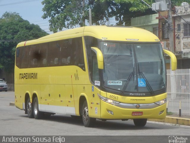 Viação Itapemirim 60563 na cidade de Macaé, Rio de Janeiro, Brasil, por Anderson Sousa Feijó. ID da foto: 4873021.