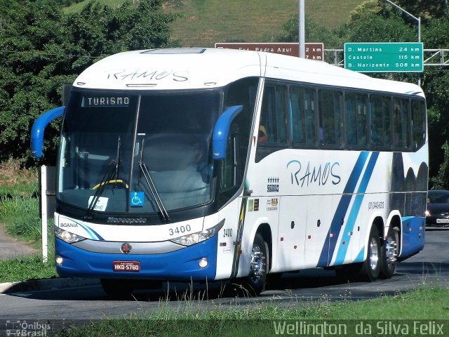 Ramos Turismo 3400 na cidade de Viana, Espírito Santo, Brasil, por Wellington  da Silva Felix. ID da foto: 4873867.