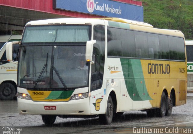 Empresa Gontijo de Transportes 11665 na cidade de João Monlevade, Minas Gerais, Brasil, por Guilherme Goldman. ID da foto: 4874296.