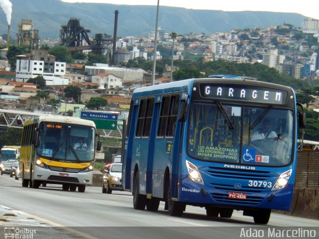 Viação Zurick 30793 na cidade de Belo Horizonte, Minas Gerais, Brasil, por Adão Raimundo Marcelino. Número da foto: #4874646.