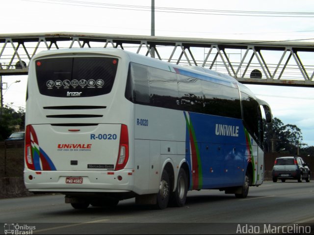 Univale Transportes R-0020 na cidade de Belo Horizonte, Minas Gerais, Brasil, por Adão Raimundo Marcelino. ID da foto: 4874508.