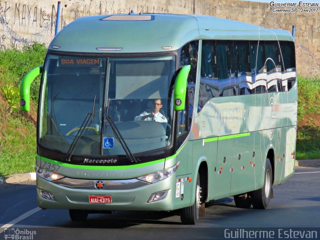 Viação Garcia 7357 na cidade de Campinas, São Paulo, Brasil, por Guilherme Estevan. Número da foto: #4873823.