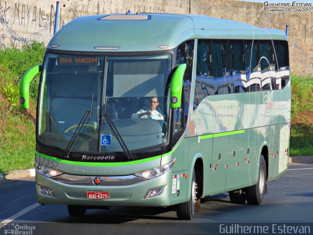 Viação Garcia 7357 na cidade de Campinas, São Paulo, Brasil, por Guilherme Estevan. ID da foto: 4873823.