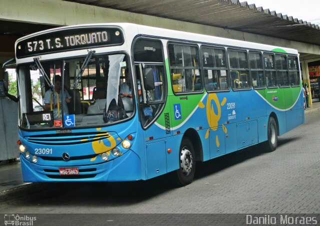 Viação Grande Vitória 23091 na cidade de Serra, Espírito Santo, Brasil, por Danilo Moraes. Número da foto: #4875147.
