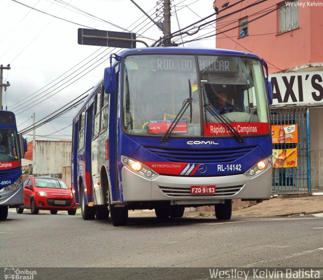 Rápido Campinas RL-14142 na cidade de Sorocaba, São Paulo, Brasil, por Weslley Kelvin Batista. ID da foto: 4812507.