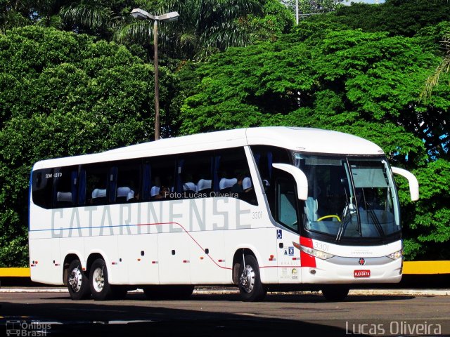 Auto Viação Catarinense 3301 na cidade de Londrina, Paraná, Brasil, por Lucas Oliveira . Número da foto: #4812812.