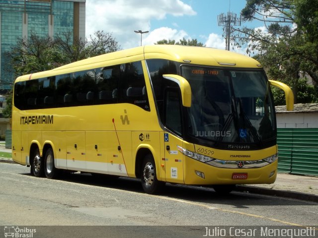 Viação Itapemirim 60529 na cidade de Curitiba, Paraná, Brasil, por Julio Cesar Meneguetti. ID da foto: 4812569.