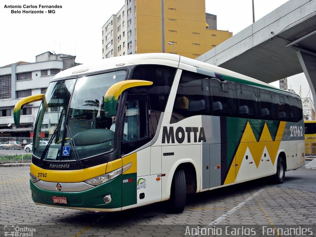 Viação Motta 21762 na cidade de Belo Horizonte, Minas Gerais, Brasil, por Antonio Carlos Fernandes. ID da foto: 4812964.