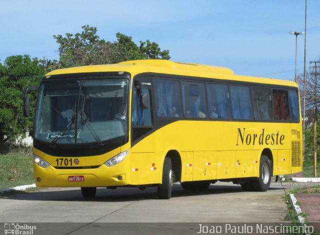Viação Nordeste 1701 na cidade de Natal, Rio Grande do Norte, Brasil, por Joao Paulo Nascimento Silva. Número da foto: #4813534.