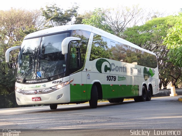 Viação Continental de Transportes 1079 na cidade de São Paulo, São Paulo, Brasil, por Sidcley Lourenço. Número da foto: #4813905.