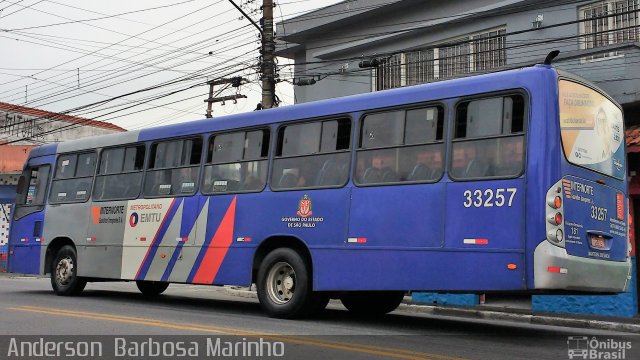 Guarulhos Transportes 33.257 na cidade de Guarulhos, São Paulo, Brasil, por Anderson Barbosa Marinho. Número da foto: #4814256.