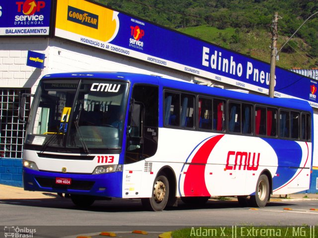 CMW Transportes 1113 na cidade de Extrema, Minas Gerais, Brasil, por Adam Xavier Rodrigues Lima. ID da foto: 4814925.