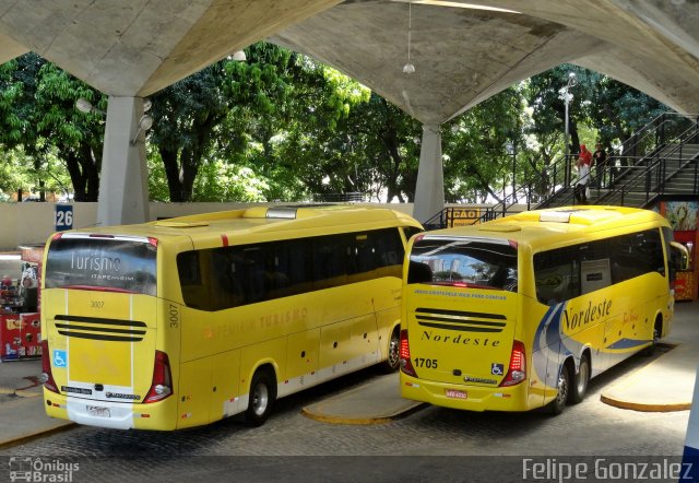 Viação Nordeste 1705 na cidade de Fortaleza, Ceará, Brasil, por Felipe Gonzalez. ID da foto: 4815433.