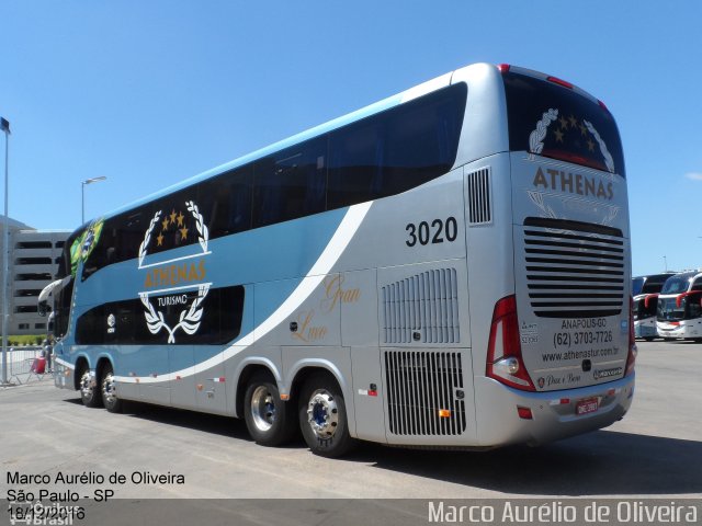 Athenas Turismo 3020 na cidade de São Paulo, São Paulo, Brasil, por Marco Aurélio de Oliveira. ID da foto: 4815835.