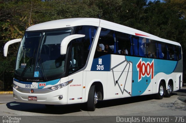 Auto Viação 1001 3015 na cidade de São Paulo, São Paulo, Brasil, por Douglas Paternezi. Número da foto: #4818057.